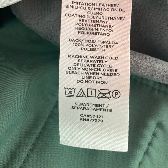 Ann Taylor Sz Medium Pants Emerald Green Faux Leather Pull-On - Picture 6 of 15